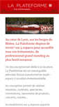 Mobile Screenshot of la-plateforme.fr