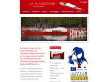 Tablet Screenshot of la-plateforme.fr